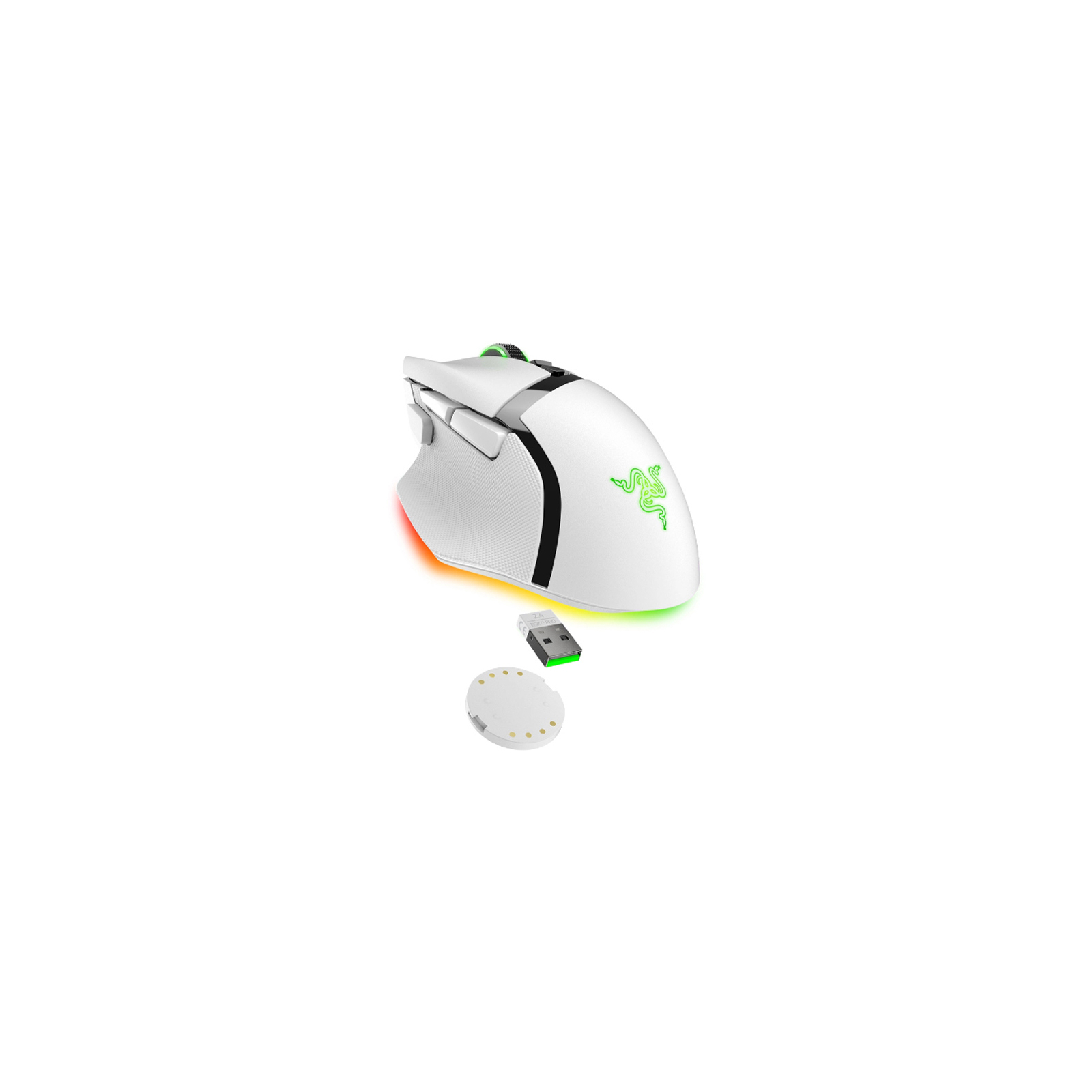 Мишка Razer Basilisk V3 PRO Wireless White (RZ01-04620200-R3G1) зображення 2