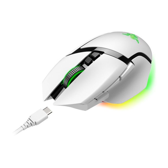 Мышка Razer Basilisk V3 Pro Wireless/Bluetooth White (RZ01-04620200-R3G1) изображение 3