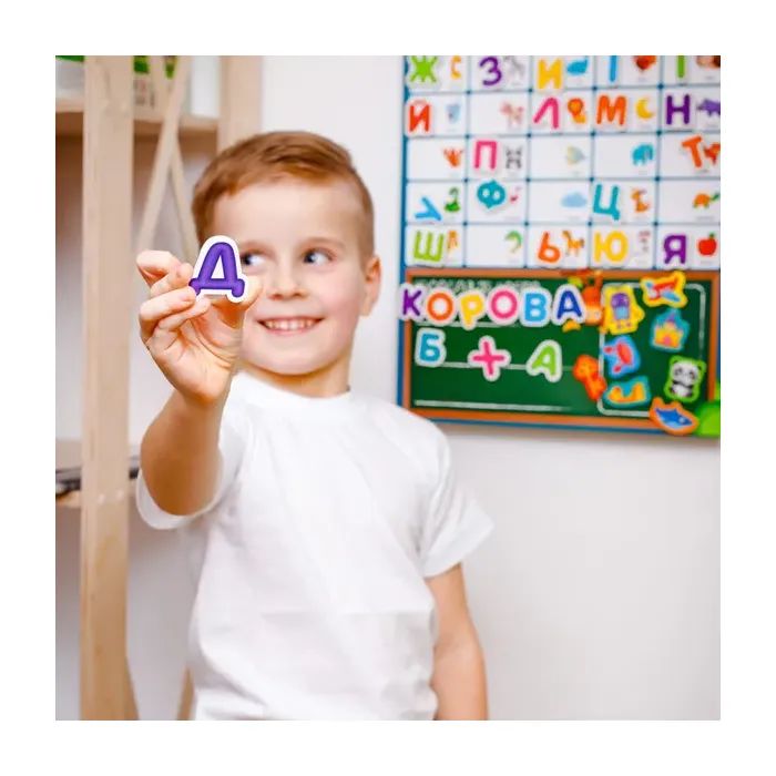 Навчальний набір Vladi Toys Магнітна абетка (укр) (VT5555-05) зображення 3