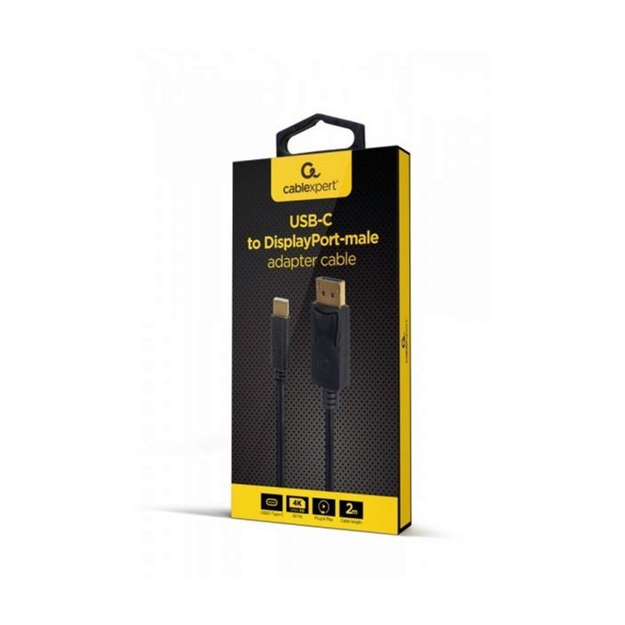 Переходник Cablexpert USB-C to DisplayPort 4K 60Hz 2m (A-CM-DPM-01) изображение 2