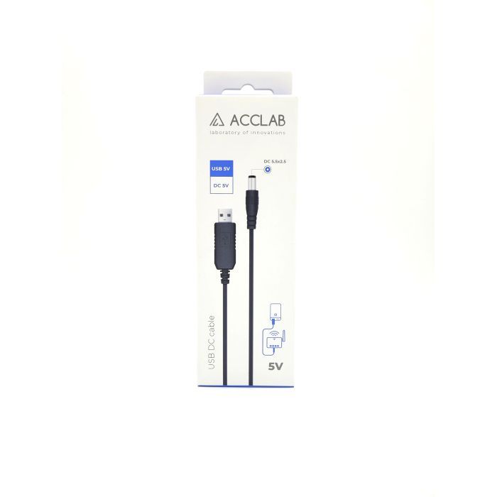Кабель питания USB to DC 5.5х2.5mm 5V 1.5A ACCLAB (1283126552823) изображение 4