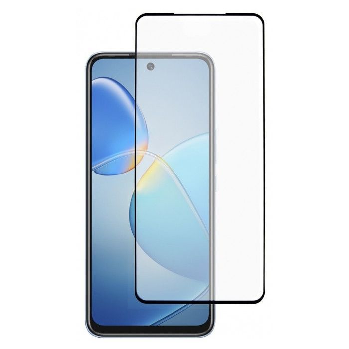 Стекло защитное Dengos Full Glue Infinix Hot 12 Play black frame (TGFG-248) изображение 2