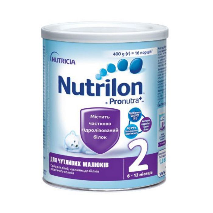 Детская смесь Nutrilon 2 Нутрилон для чувствительных детей 400 г (8718117612796)