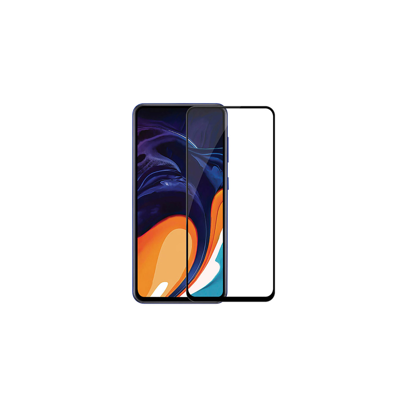 Скло захисне PowerPlant Full screen Samsung Galaxy A80, Black (GL607082)