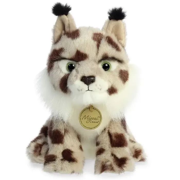 Мягкая игрушка Aurora мягконабивная Рысь Иберийская Бежево-коричневая 22 см (210292A)