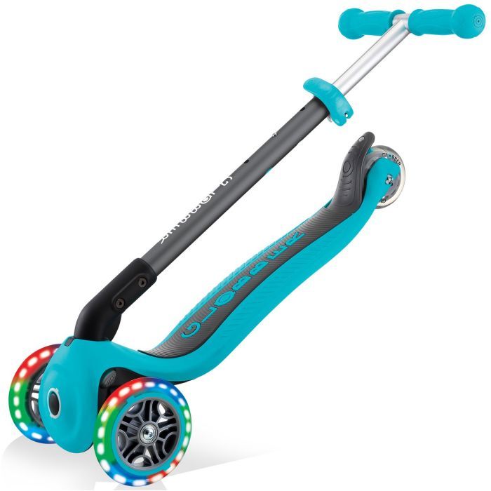 Самокат Globber Primo Foldable Lights бирюзовый (432-105-2) изображение 8
