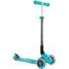 Самокат Globber Primo Foldable Lights бирюзовый (432-105-2)