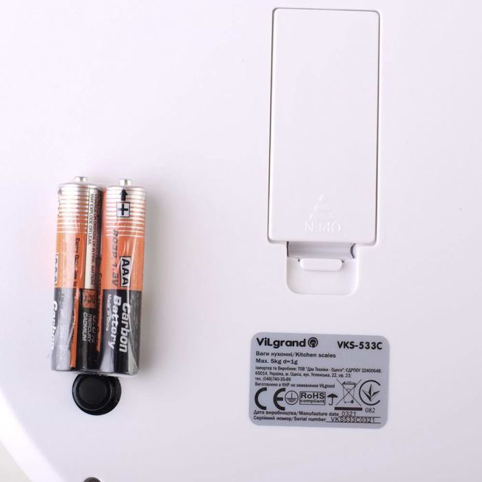 Весы кухонные Vilgrand VKS-533C green изображение 9