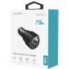 Зарядное устройство Choetech car USB-A/USB-C 63W QC3.0/PD/PPS black (TC0010-BK) изображение 3