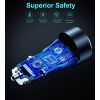 Зарядное устройство Choetech car USB-A/USB-C 63W QC3.0/PD/PPS black (TC0010-BK) изображение 5
