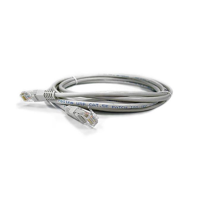Патч-корд 1м, UTP, cat.5e, CU, 24AWG, grey Kingda (KD-PAUT3100GY)