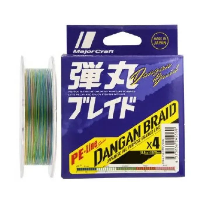 Шнур Major Craft Dangan Braid X8 150m MultiCam 0.6/0.06mm 14lb/5.2kg (772.73.50)