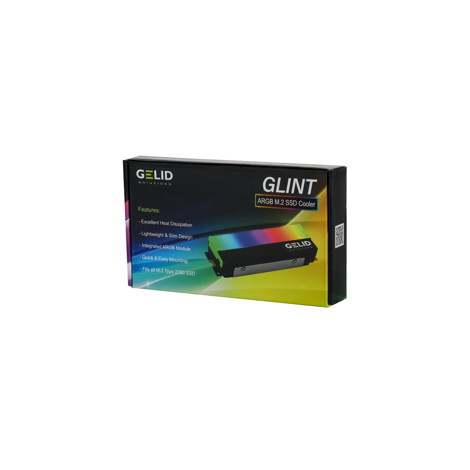 Радиатор охлаждения Gelid Solutions GLINT ARGB M.2 2280 SSD (M2-RGB-01) изображение 6