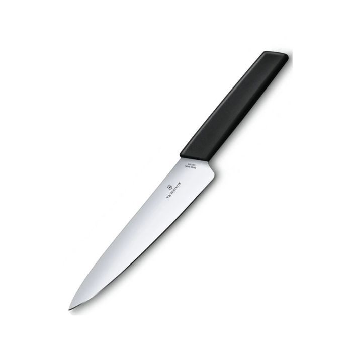 Кухонний ніж Victorinox Swiss Modern Carving 19см Black (6.9013.19B) зображення 4