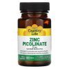 Минералы Country Life Цинк пиколинат 25 мг, Zinc Picolinate, 100 таблеток (CLF-02967)