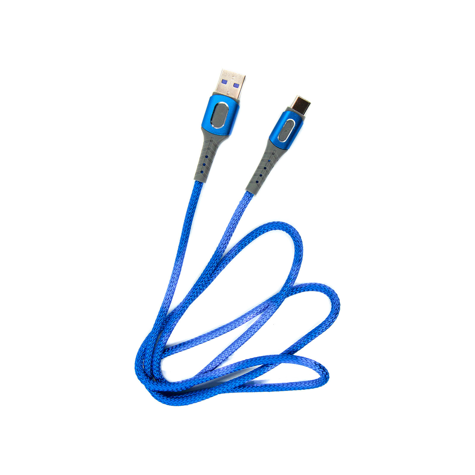 Дата кабель USB 2.0 AM to Type-C 1.0m blue Dengos (NTK-TC-LP-BLUE) зображення 2