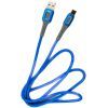 Дата кабель USB 2.0 AM to USB-C 1.0m blue Dengos (NTK-TC-LP-BLUE) зображення 2