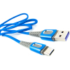 Дата кабель USB 2.0 AM to Type-C 1.0m blue Dengos (NTK-TC-LP-BLUE) зображення 3