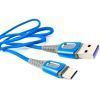 Дата кабель USB 2.0 AM to USB-C 1.0m blue Dengos (NTK-TC-LP-BLUE) зображення 3