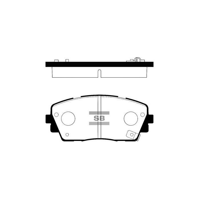 Гальмівні колодки HI-Q SP1405