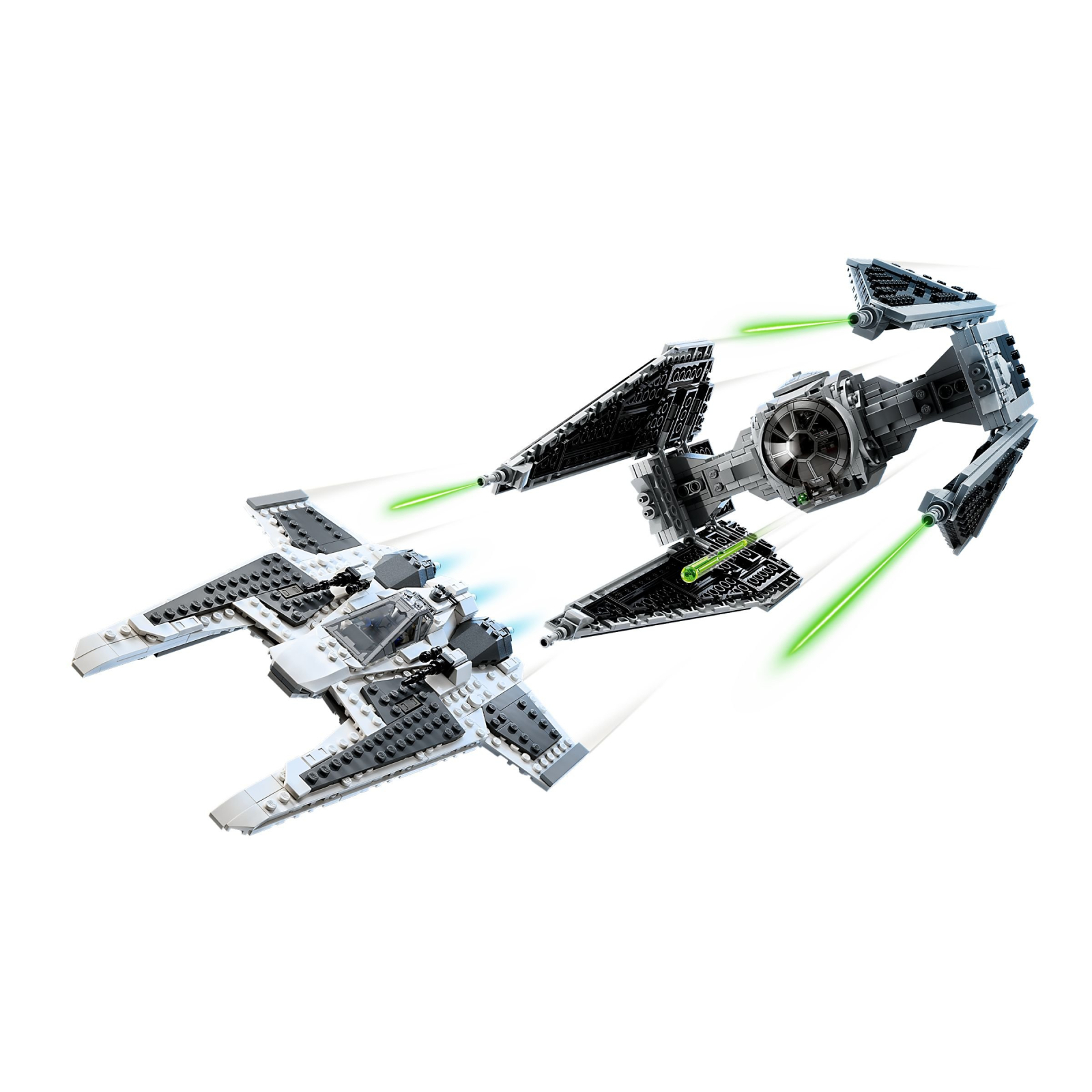 Конструктор LEGO Star Wars Мандалорский истребитель против Перехватчика TIE 957 деталей (75348) изображение 3
