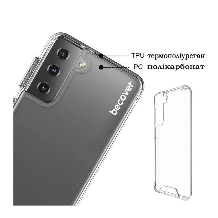 Чехол для мобильного телефона BeCover Space Case Samsung Galaxy S21 FE SM-G990 Transparancy (709354) изображение 3