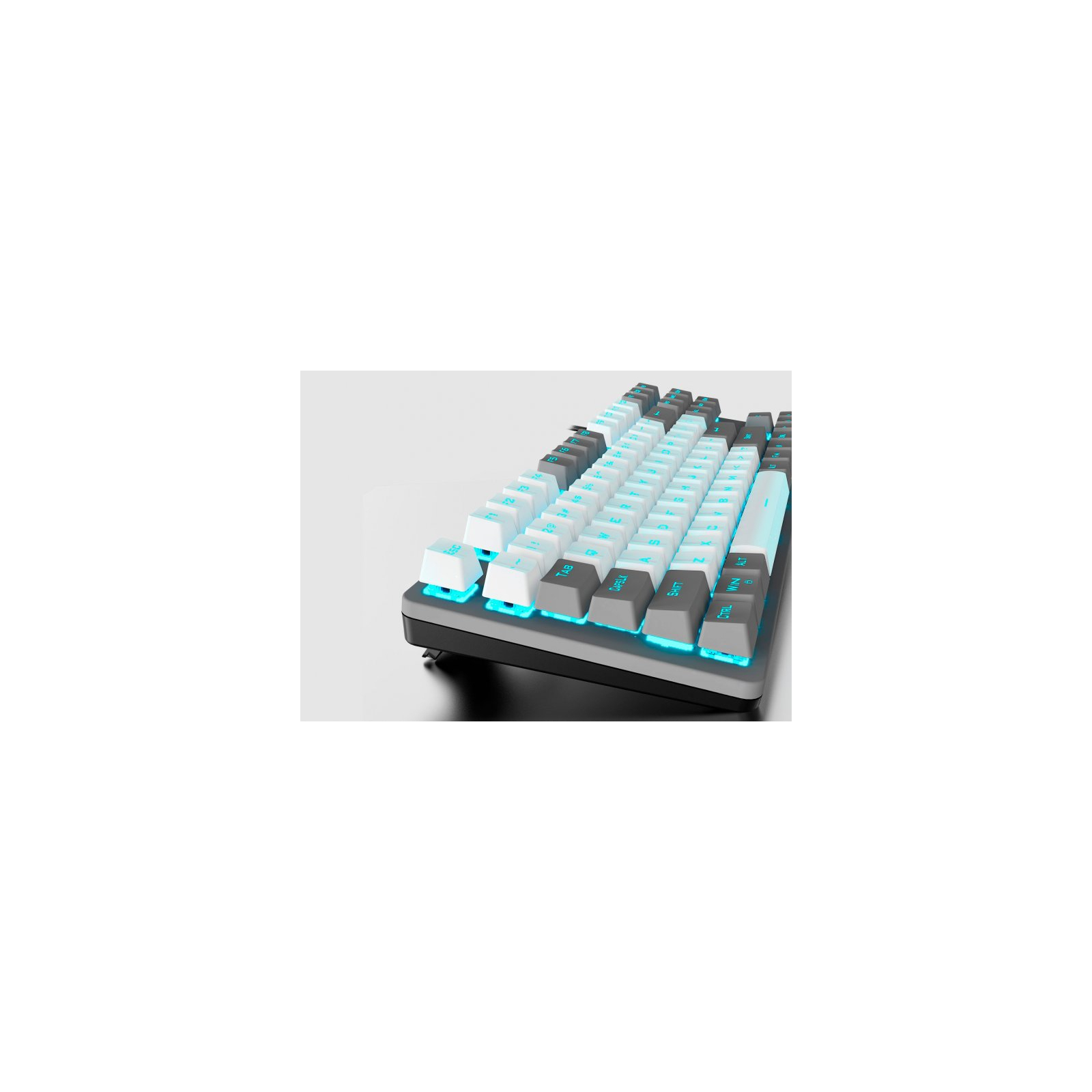 Клавіатура Aula F3287 Keycap KRGD Blue USB UA Grey/White (6948391240954) зображення 6
