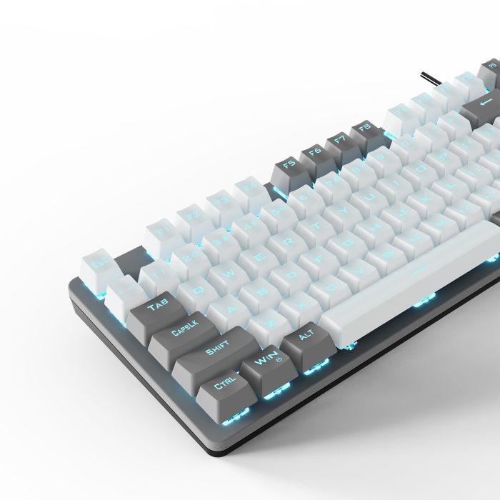 Клавиатура Aula F3287 Keycap KRGD Blue USB UA Grey/White (6948391240954) изображение 7