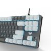 Клавиатура Aula F3287 Keycap KRGD Blue USB UA Grey/White (6948391240954) изображение 8