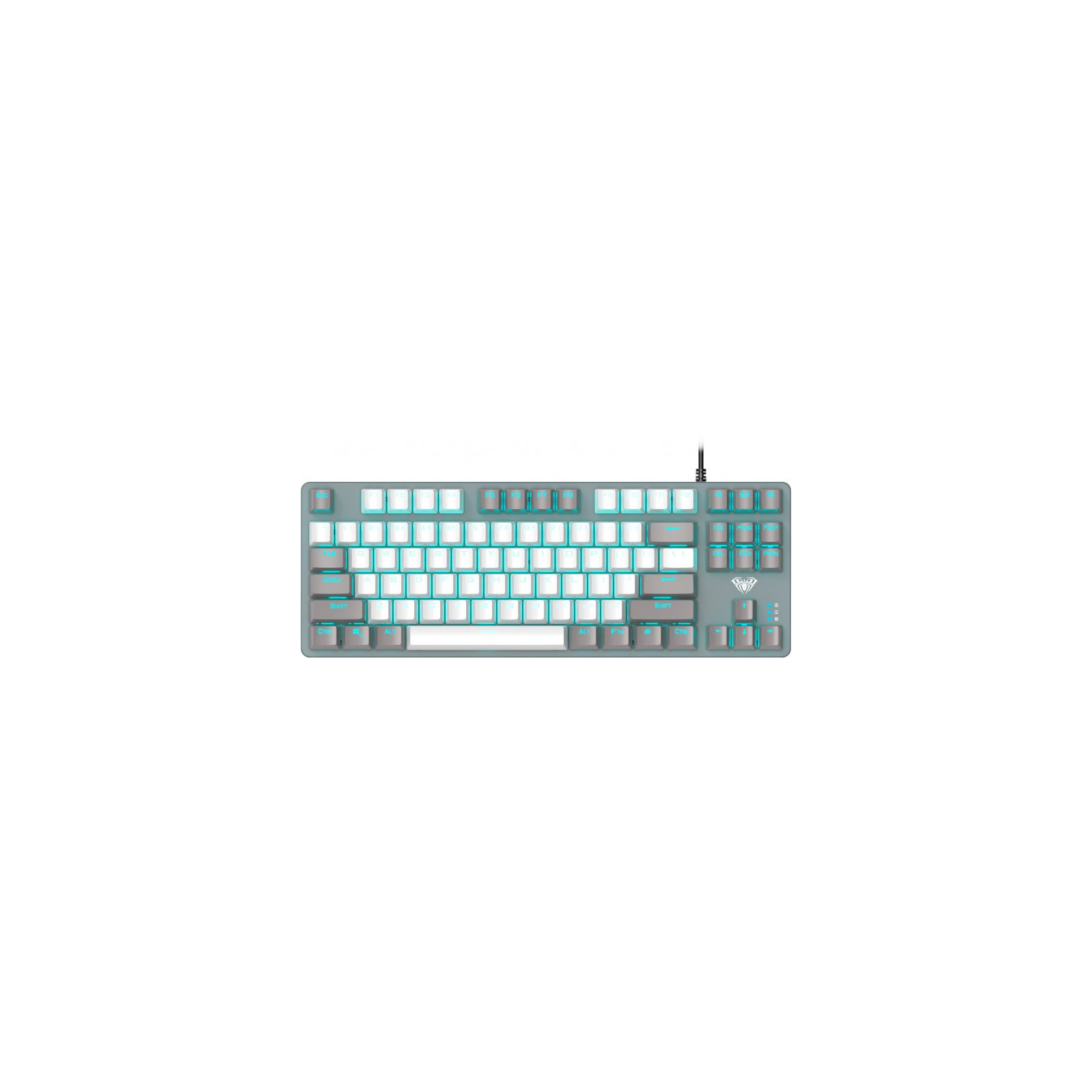 Клавіатура Aula F3287 Keycap KRGD Blue USB UA Grey/White (6948391240954)