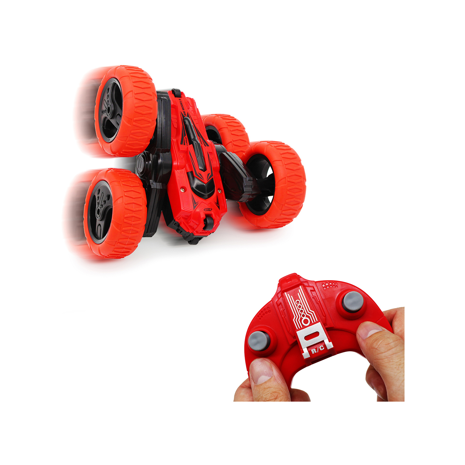 Радиоуправляемая игрушка KS Drive Трюковой 1:24, 2.4Ghz красно-черный (STURBWB) изображение 5
