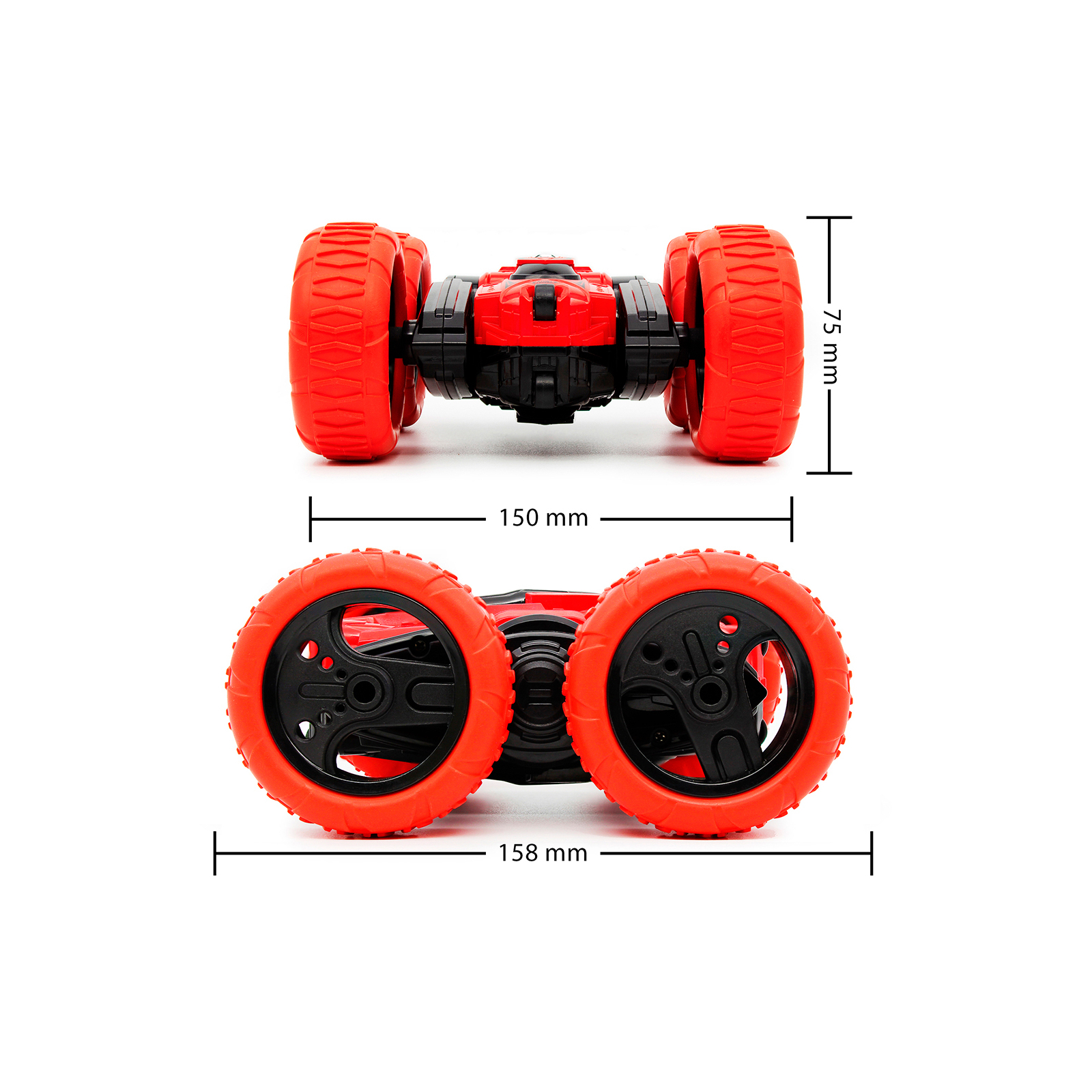 Радиоуправляемая игрушка KS Drive Трюковой 1:24, 2.4Ghz красно-черный (STURBWB) изображение 7