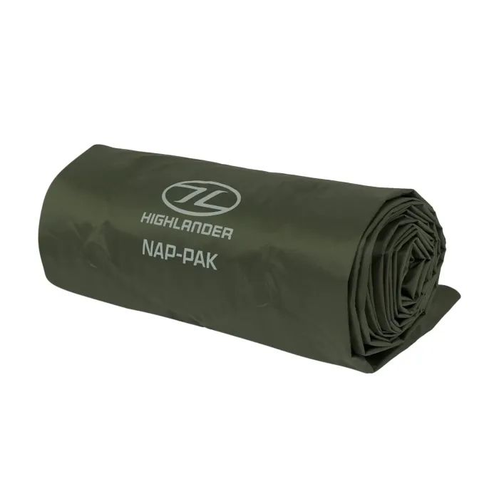 Туристичний килимок Highlander Nap-Pak Inflatable Sleeping Mat 5 cm Olive AIR071 (929796) зображення 3