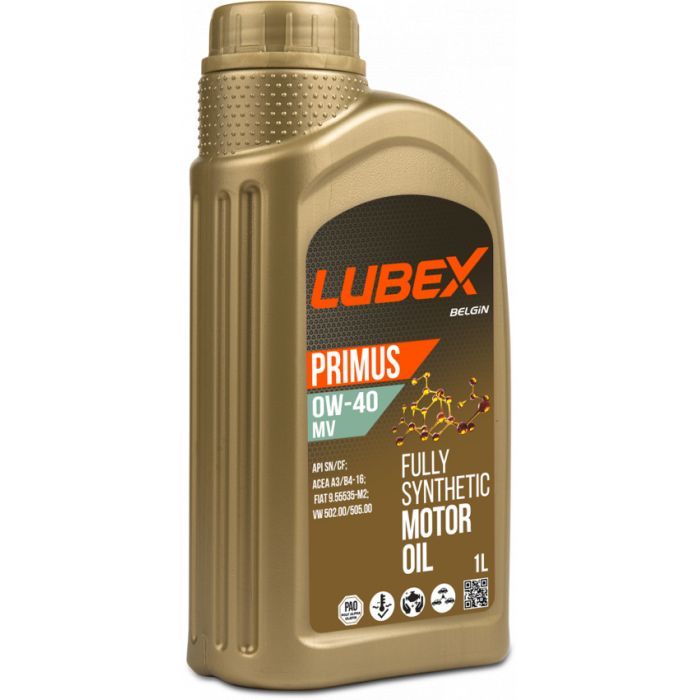 Моторное масло LUBEX PRIMUS MV 0W-40 1л (034-1621-1201)