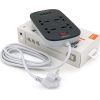 Мережевий фільтр живлення LDNIO SC4407, 3 роз+4USB (SC4407) зображення 2