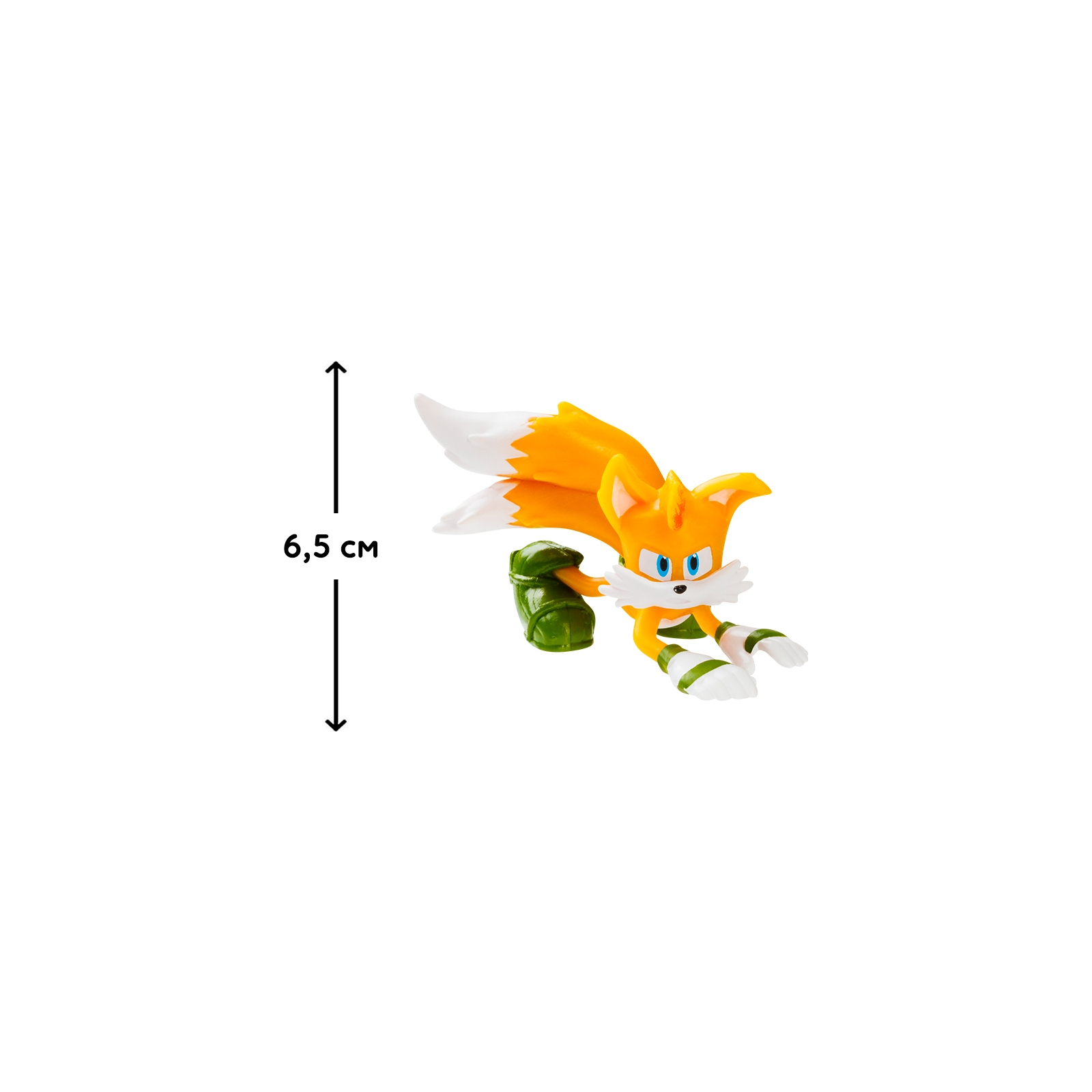 Фігурка Sonic Prime Тейлз готовий до бою 6,5 см (SON2010B) зображення 2