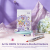 Художественный маркер Arrtx спиртовые Oros ASM-03-ACS1-02 12 цветов (LC302789) изображение 5