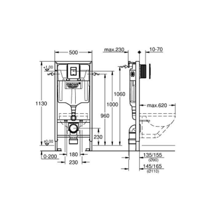 Инсталляция Grohe QuickFix 38811KF0 (CV030561) изображение 12