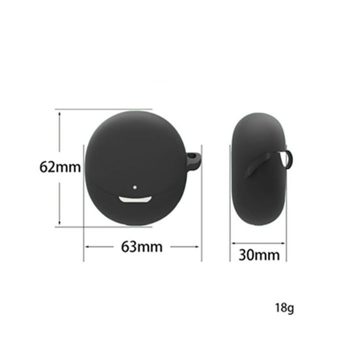 Чохол для навушників BeCover Silicon для OPPO Enco Air3 (ETE31) Black (709569) зображення 3
