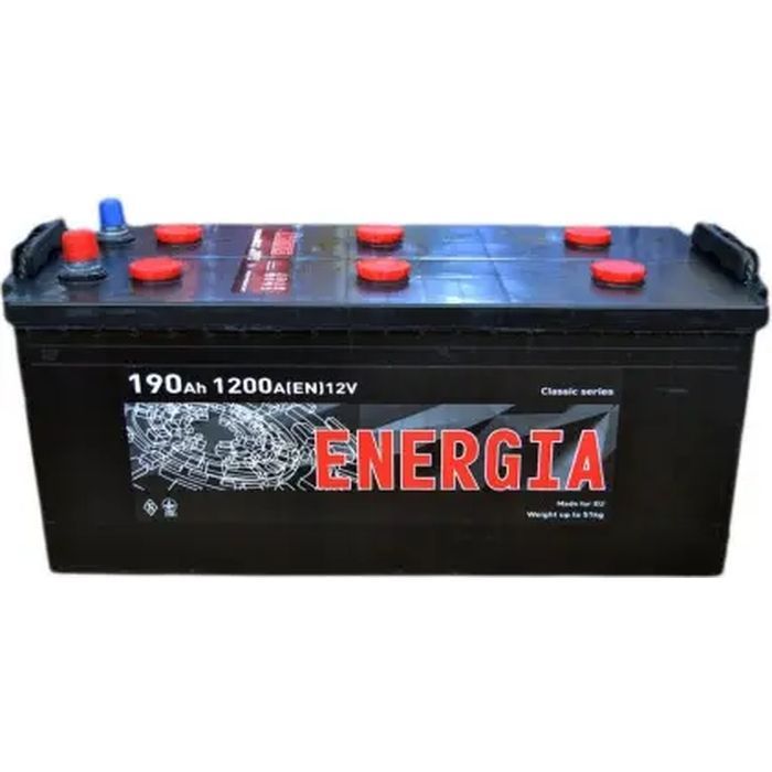 Акумулятор автомобільний ENERGIA Truck 190Ah бокова(+/-) (1200EN) (22395)