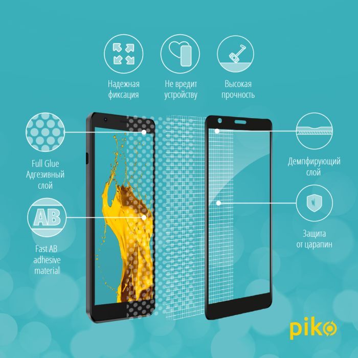 Стекло защитное Piko Full Glue ZTE Blade L9 (1283126517754) изображение 3