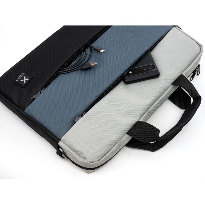 Сумка для ноутбука Vinga 15.6" NB1120 black/blue (NB1120BB) изображение 5