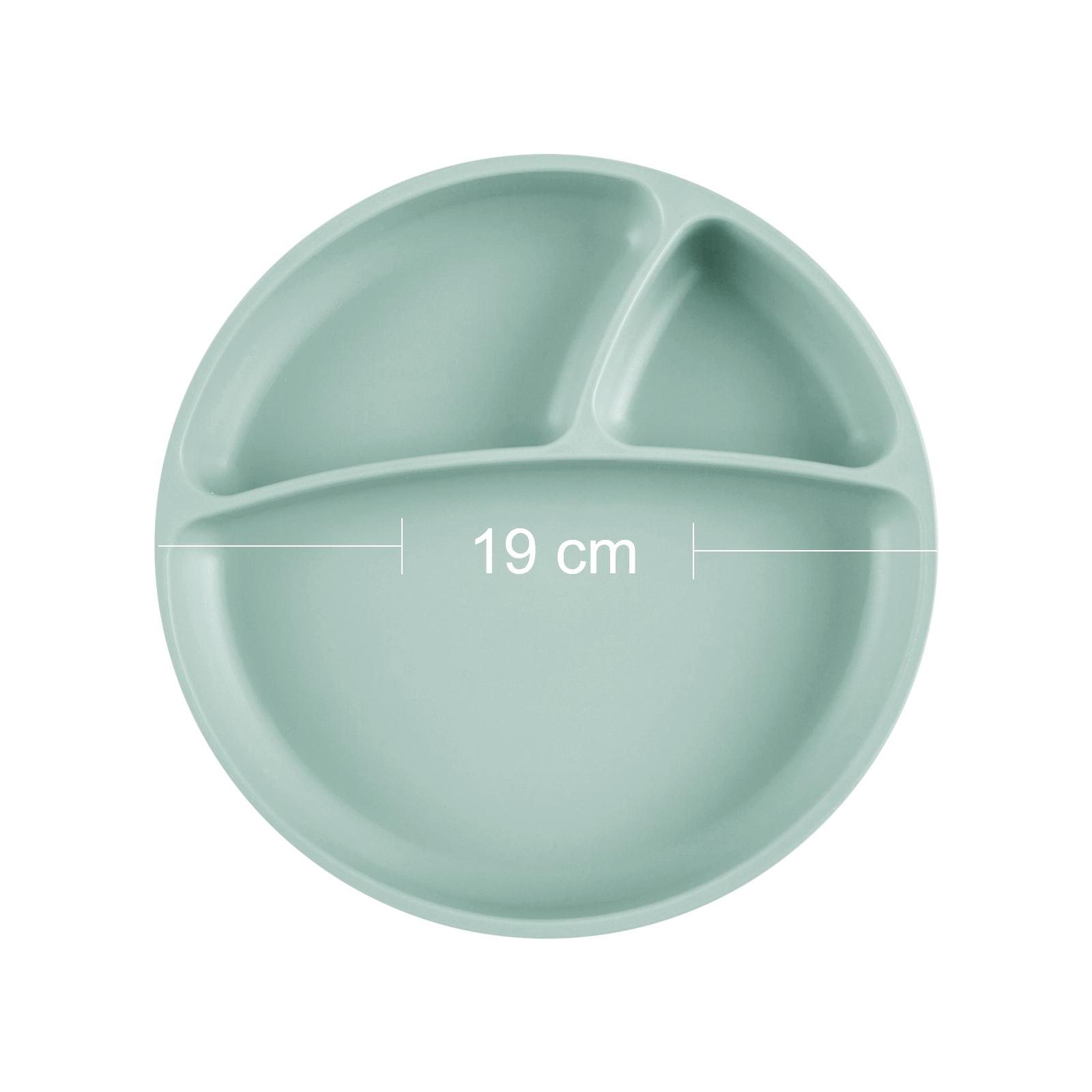 Тарелка детская MinikOiOi Portions - Powder Grey (101050004) изображение 8