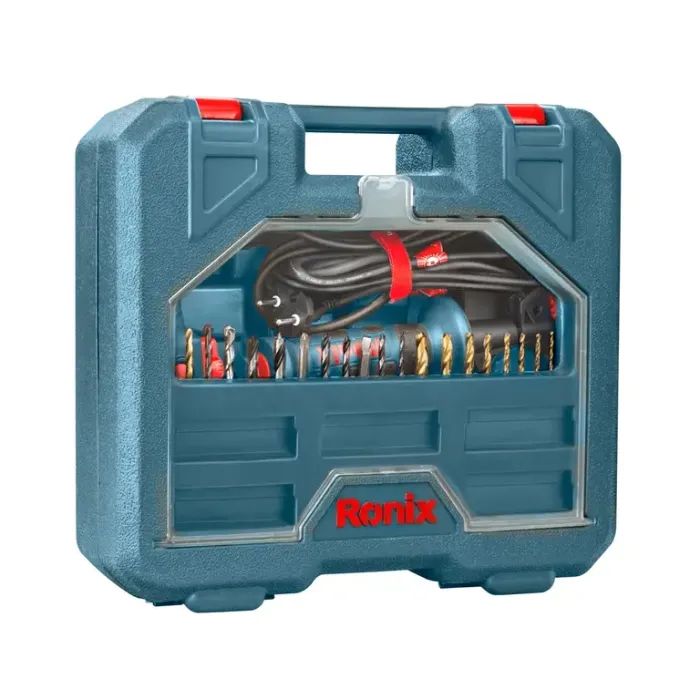 Дрель Ronix ударный 850Вт, набор (2250K) изображение 8