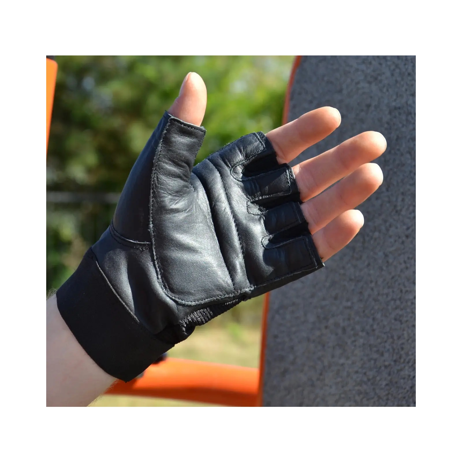 Перчатки для фитнеса MadMax MFG-248 Clasic Exclusive Black L (MFG-248-Black_L) изображение 6