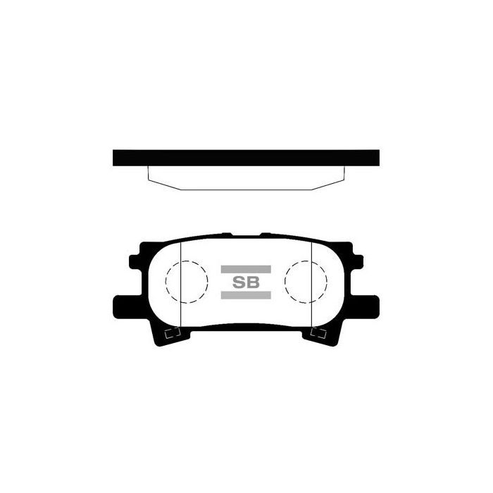 Гальмівні колодки HI-Q SP1385