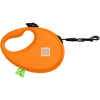 Поводок для собак WAUDOG R-leash с контейнером для пакетов M до 20 кг 5 м оранжевый (26284) изображение 2