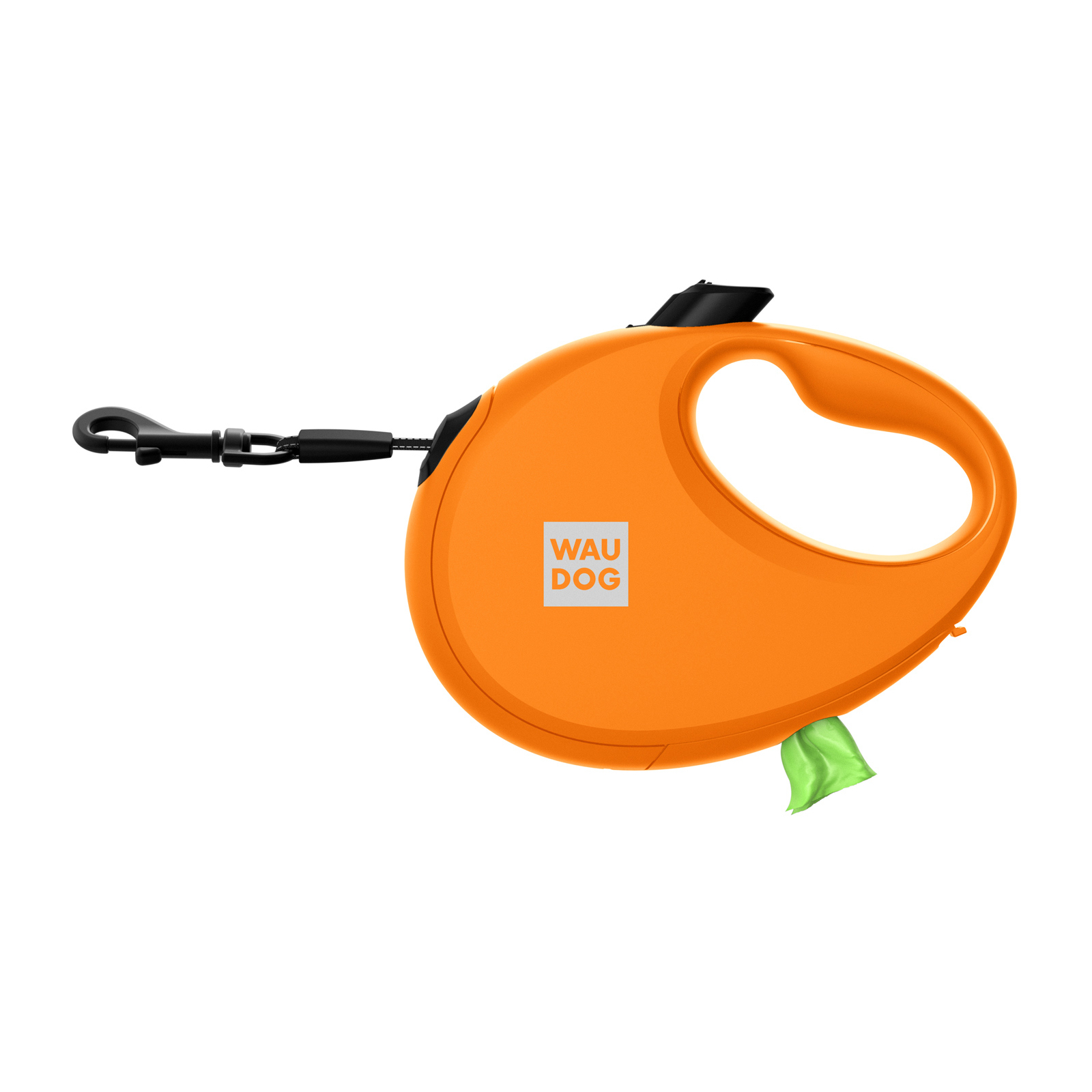Поводок для собак WAUDOG R-leash с контейнером для пакетов M до 20 кг 5 м оранжевый (26284) изображение 3