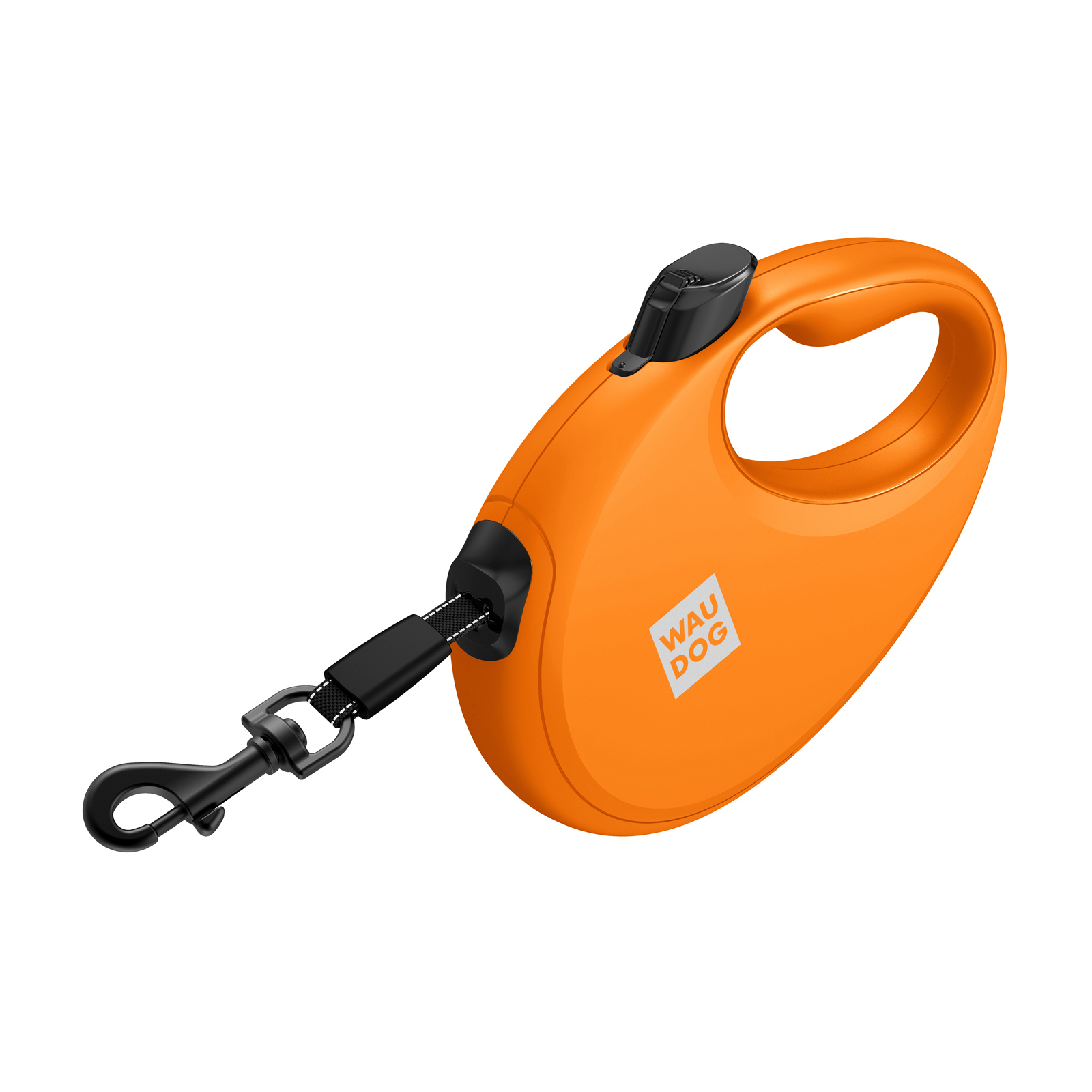Поводок для собак WAUDOG R-leash с контейнером для пакетов M до 20 кг 5 м оранжевый (26284)