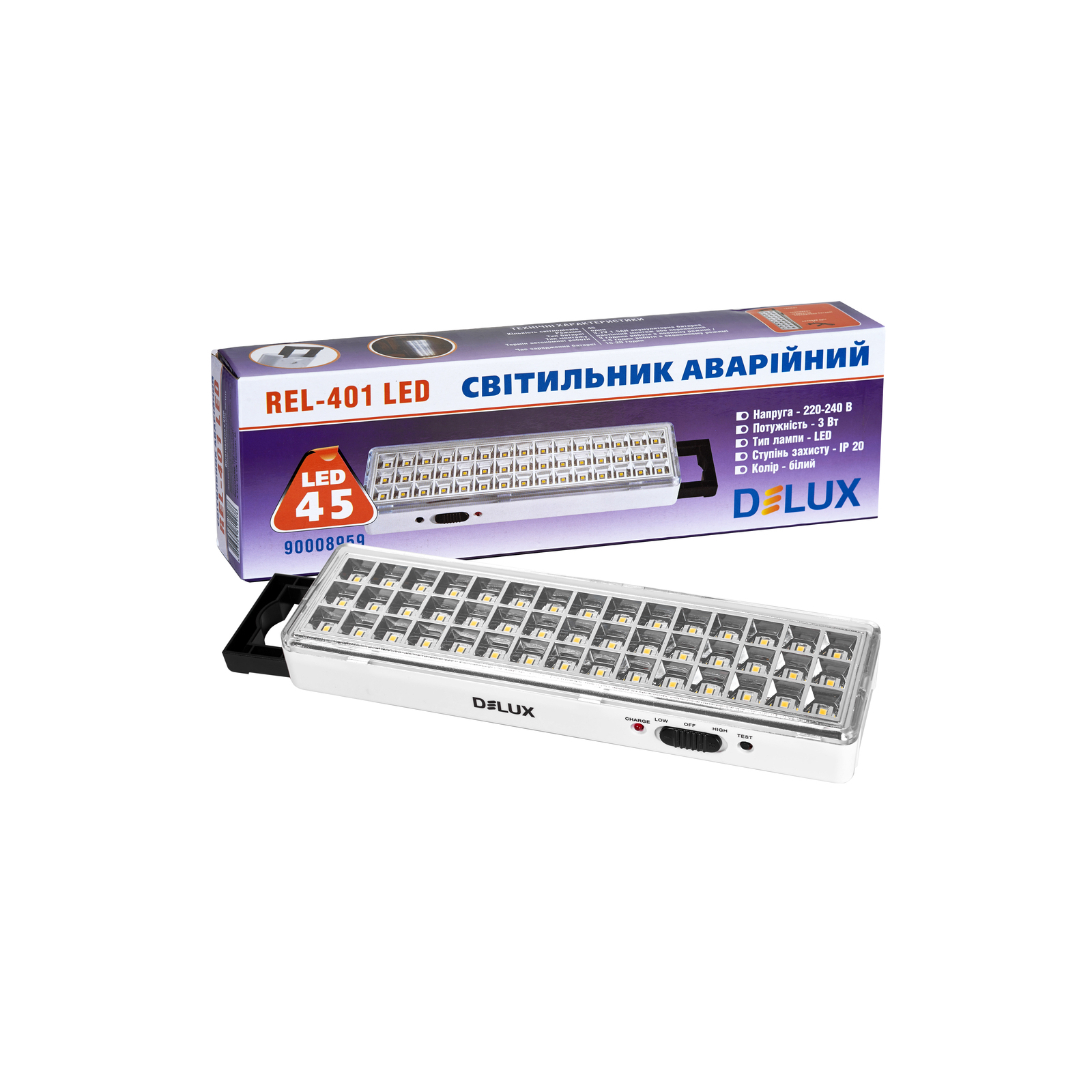 Світильник Delux REL-401 45 LED 3W (90016959) зображення 3
